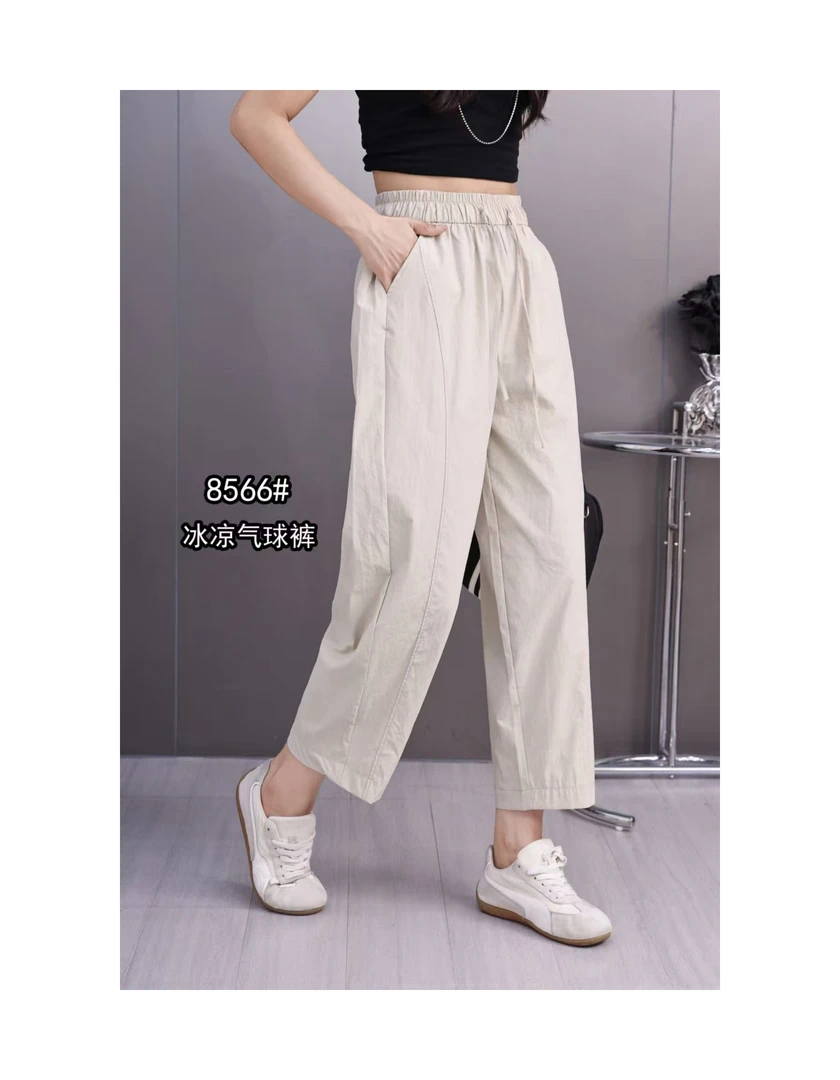 木禾家-（冰凉气球裤）女生夏季休闲冰感气球裤 8566