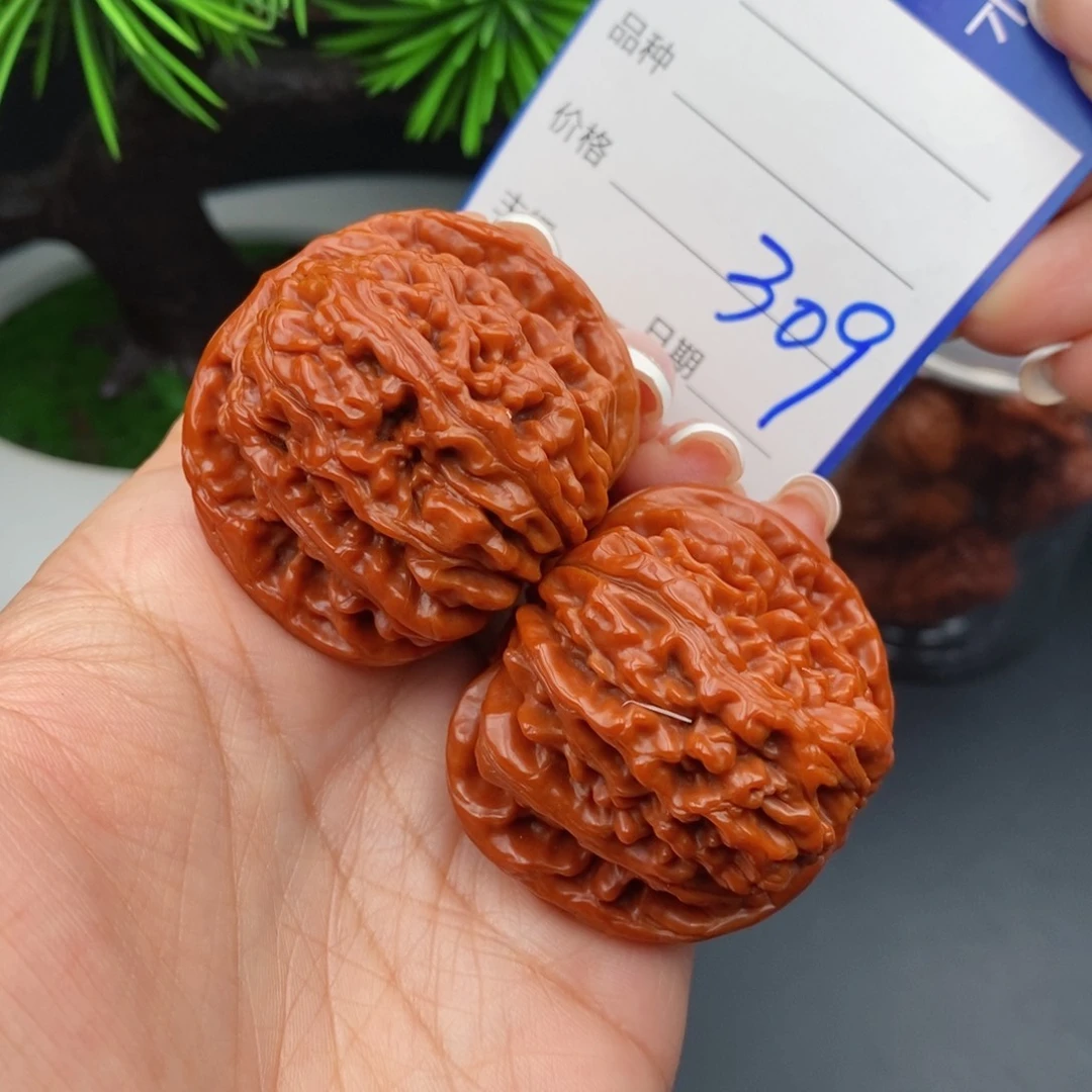 文玩核桃把件42四座楼309