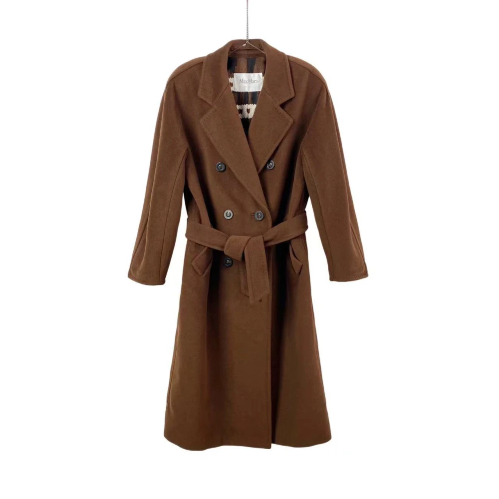 95新 MaxMara aa1403  101801焦糖色大衣 36码