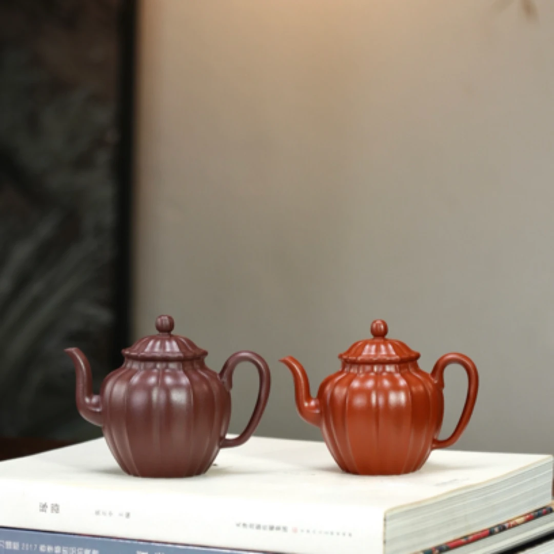 全手工【银台醉客·把玩器】 原矿朱泥·140cc·紫泥·170cc·内推孔