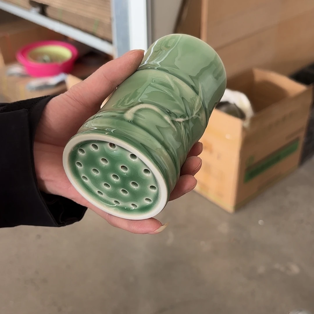 龙泉云间青瓷小米茶器