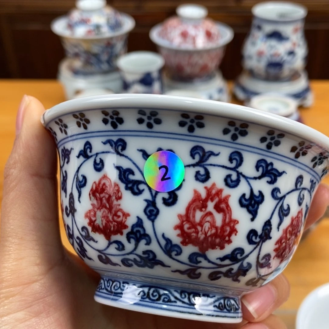 手绘现代茶具非古董