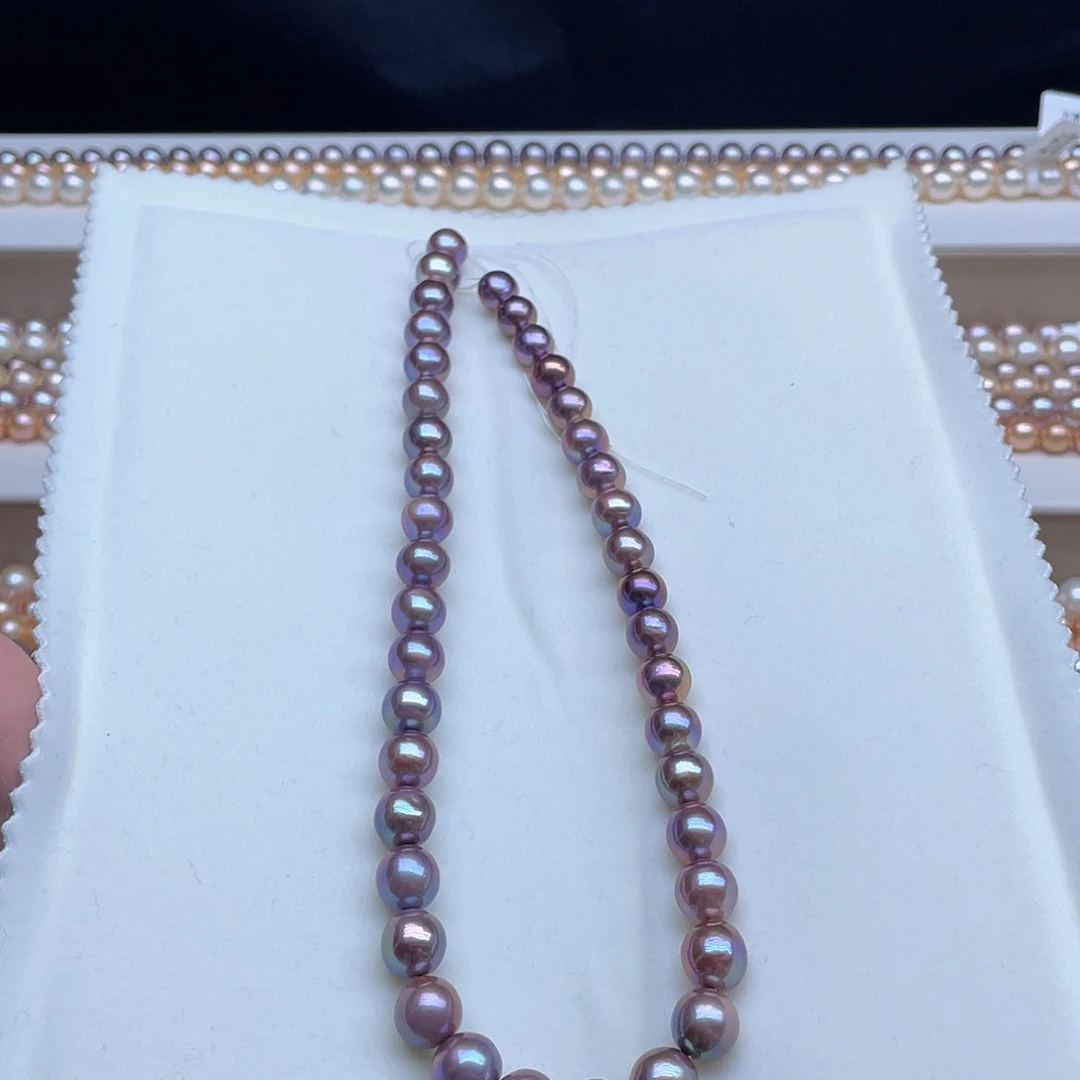 颈饰淡水珍珠银S925镶嵌