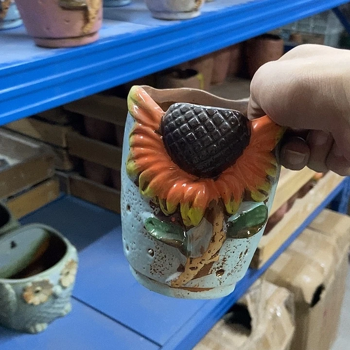 花盆单场满9.9发货10*13蓝