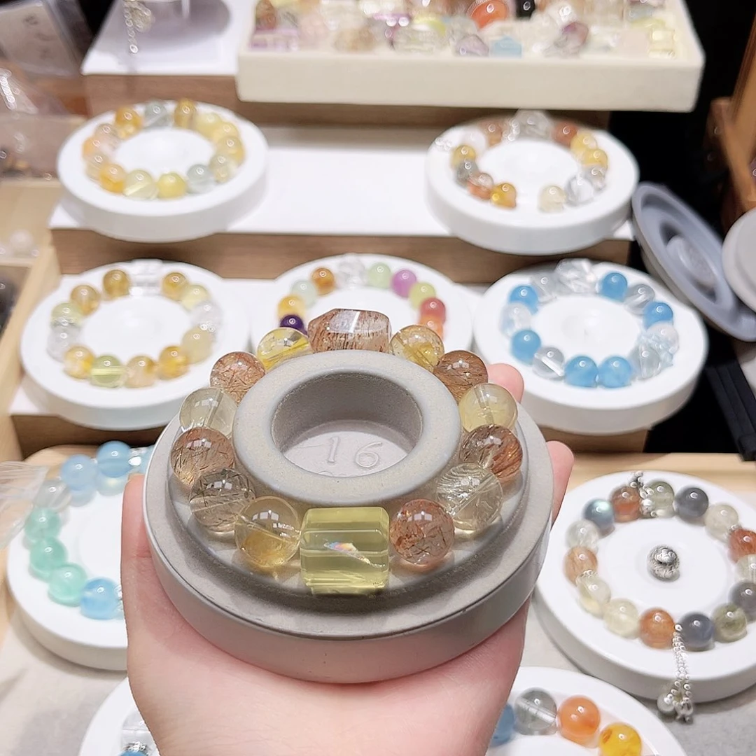水晶手串未镶嵌玖****）天然水晶