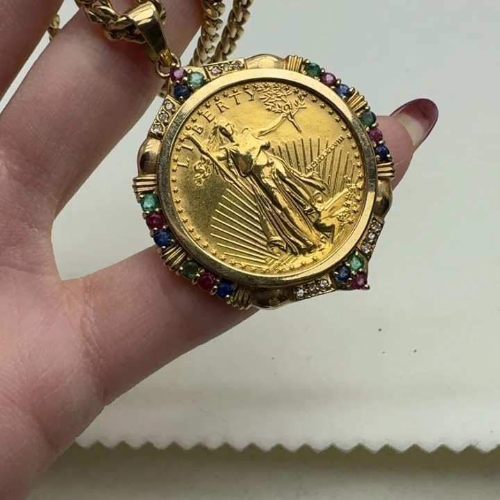 祖母绿颈饰未镶嵌