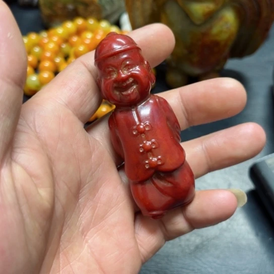 吊坠白玉菩提把件