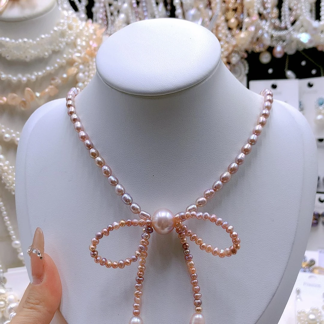 银S925镶嵌耳饰淡水珍珠嘟**~