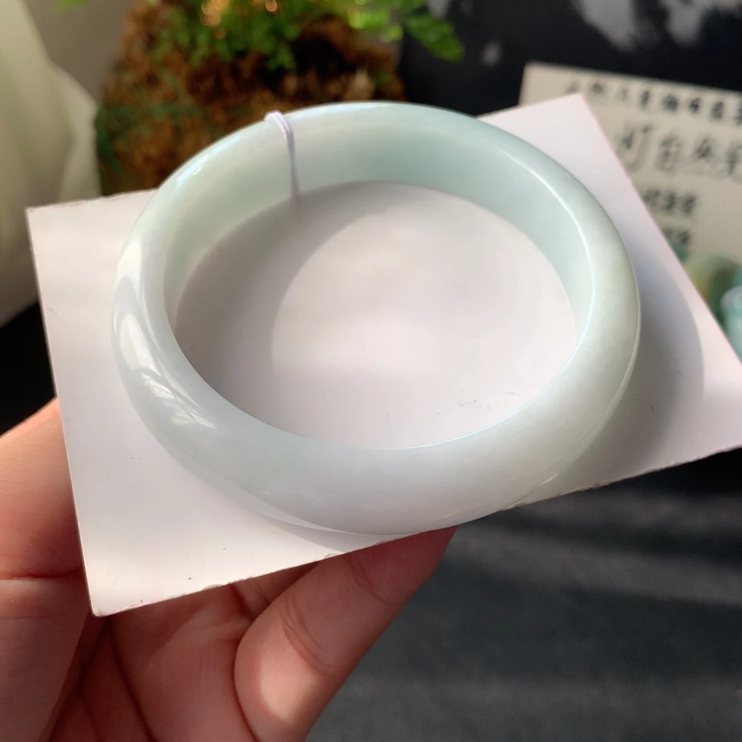 翡翠未镶嵌手镯非常强推57.9-13.1-8