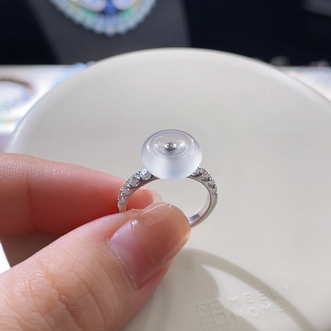 翡翠裸石平安扣裸石