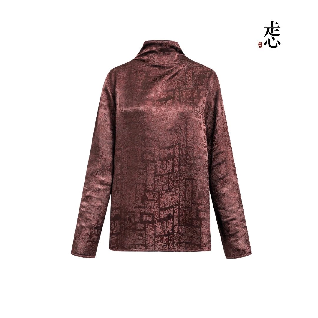 【走心非遗】青铜酱红 套头衫25Z26316189