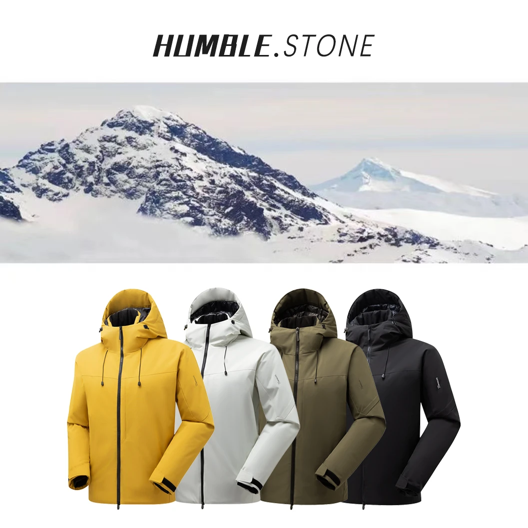 悍石【旅行者】秋冬高端百搭保暖连帽棉服24857