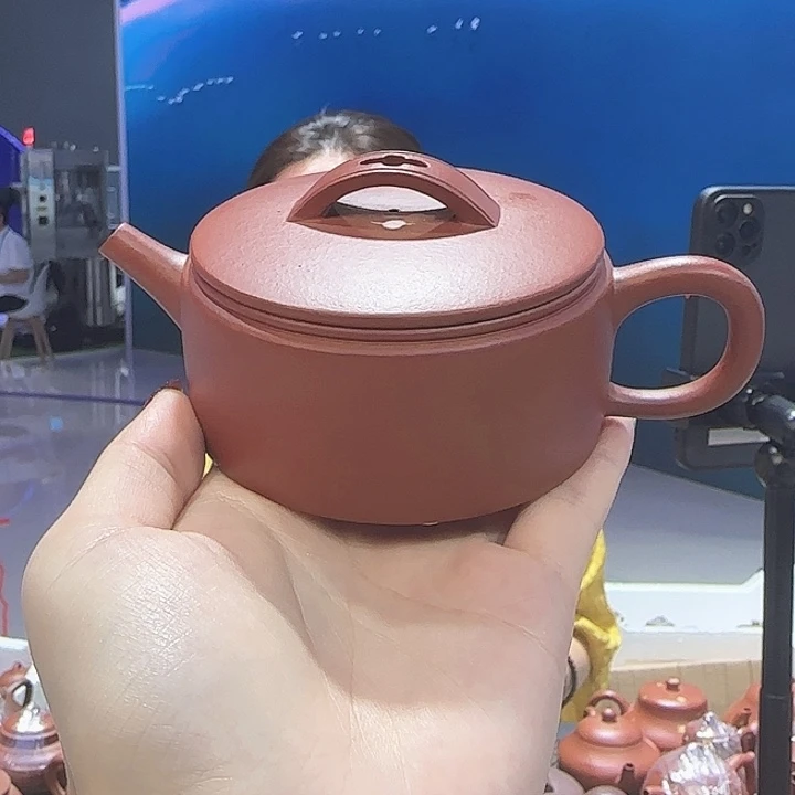 不***可紫砂茶杯朱泥汉瓦   150CC
