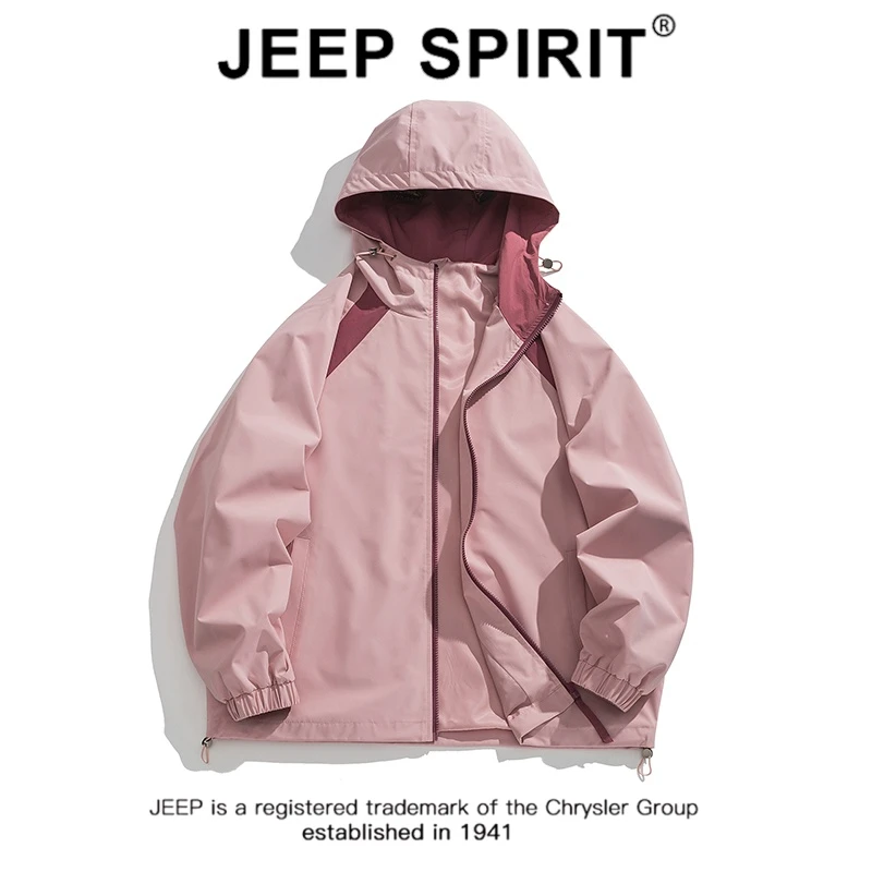 JEEPSPIRIT吉普春秋季外套男士工装夹克上衣美式潮流大码休闲外套