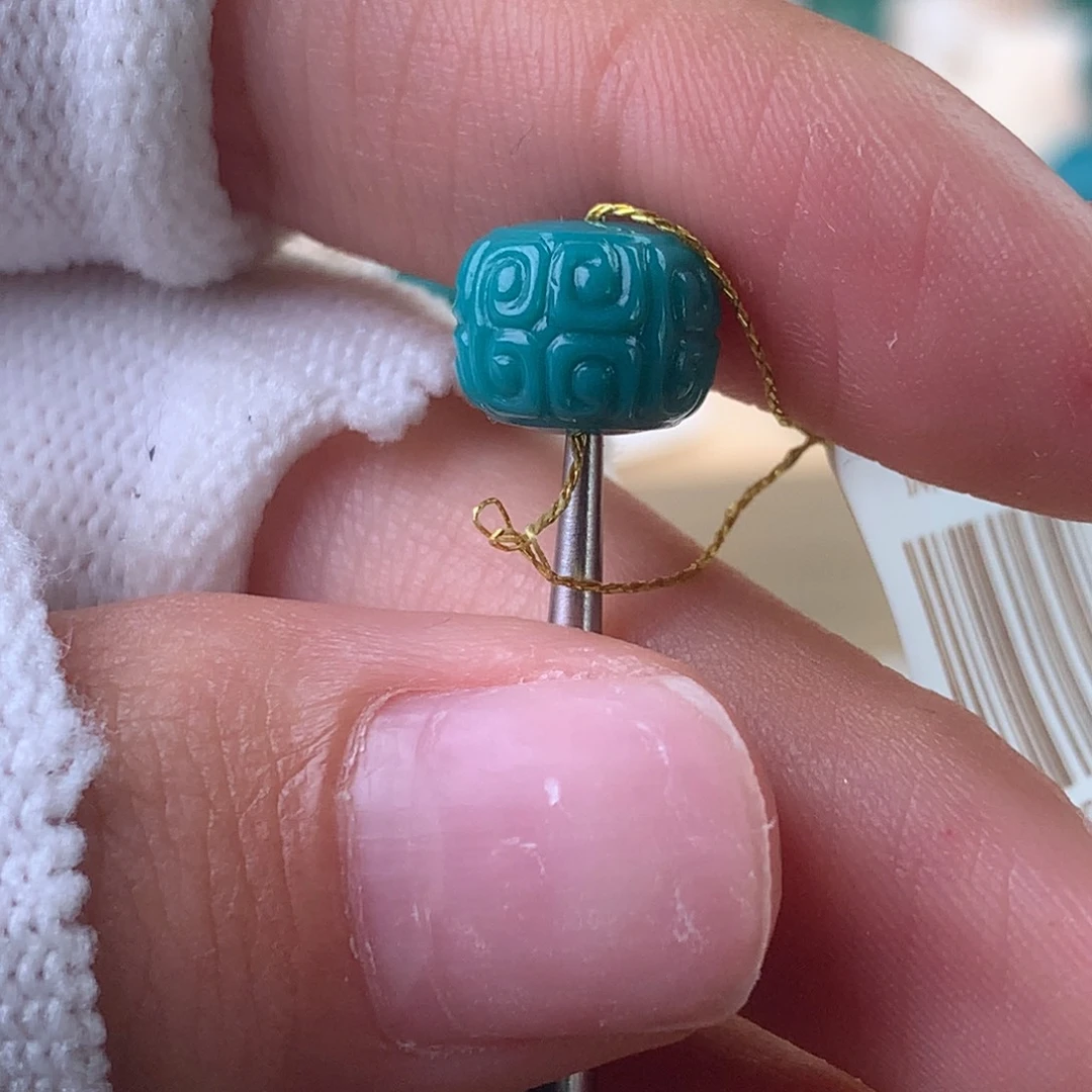 未镶嵌绿松石配饰蕊8.8*6.9