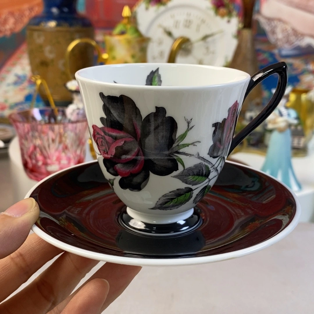 瓷片瓷器欧瓷咖啡杯水晶杯