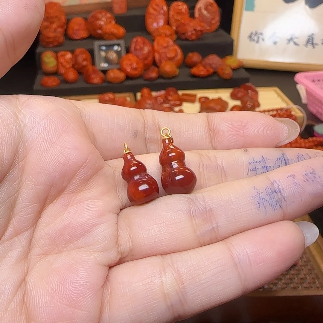 南红玛瑙未镶嵌吊坠(不含链)