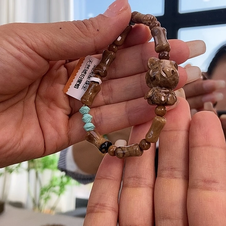 琥珀颈饰未镶嵌蜜蜡手串