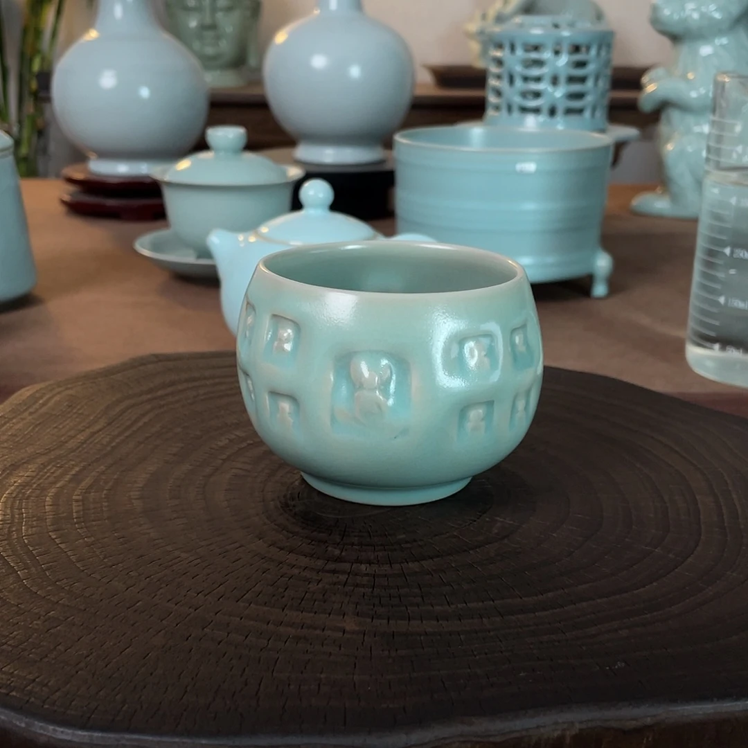 瓷微瑕简包023原矿汝瓷当代