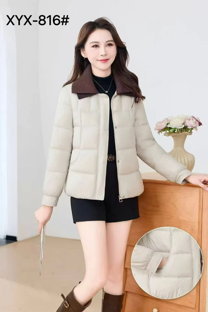女士短款加厚百搭棉袄