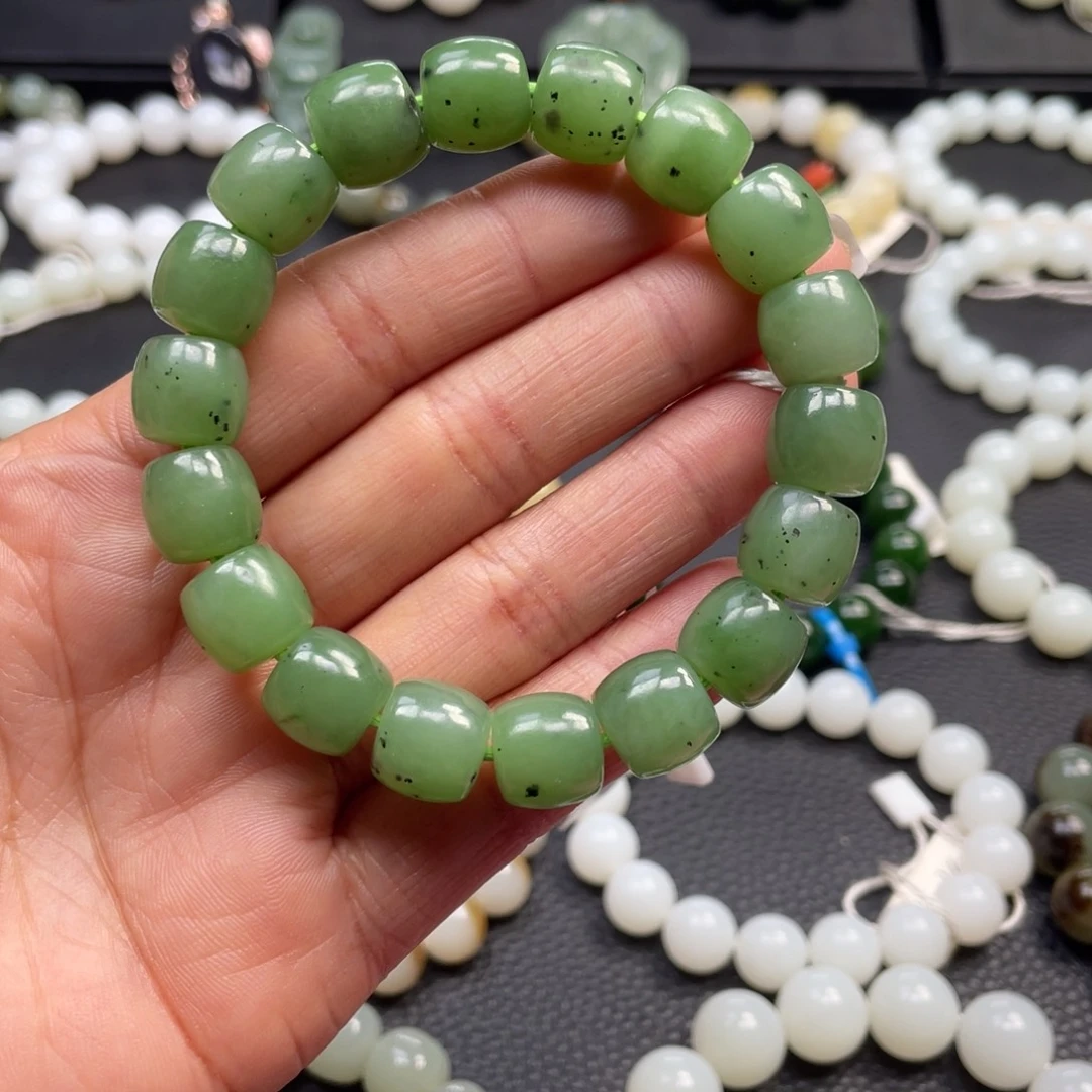 和田玉未镶嵌手链