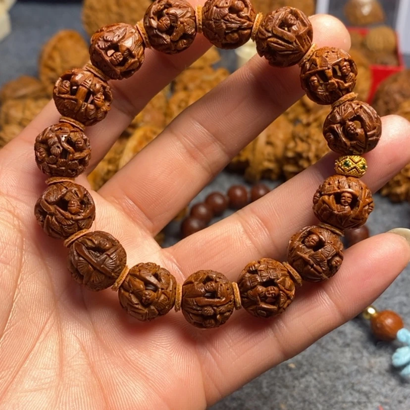 【闪购商品】手串/手链核桃张*威桃核雕刻