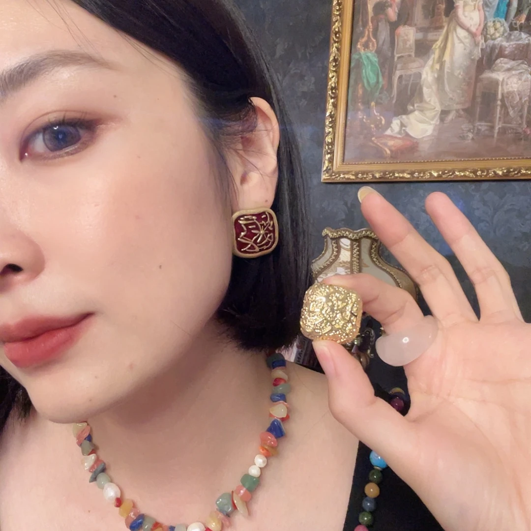 黄铜琉璃925银浮力耳饰备注颜色