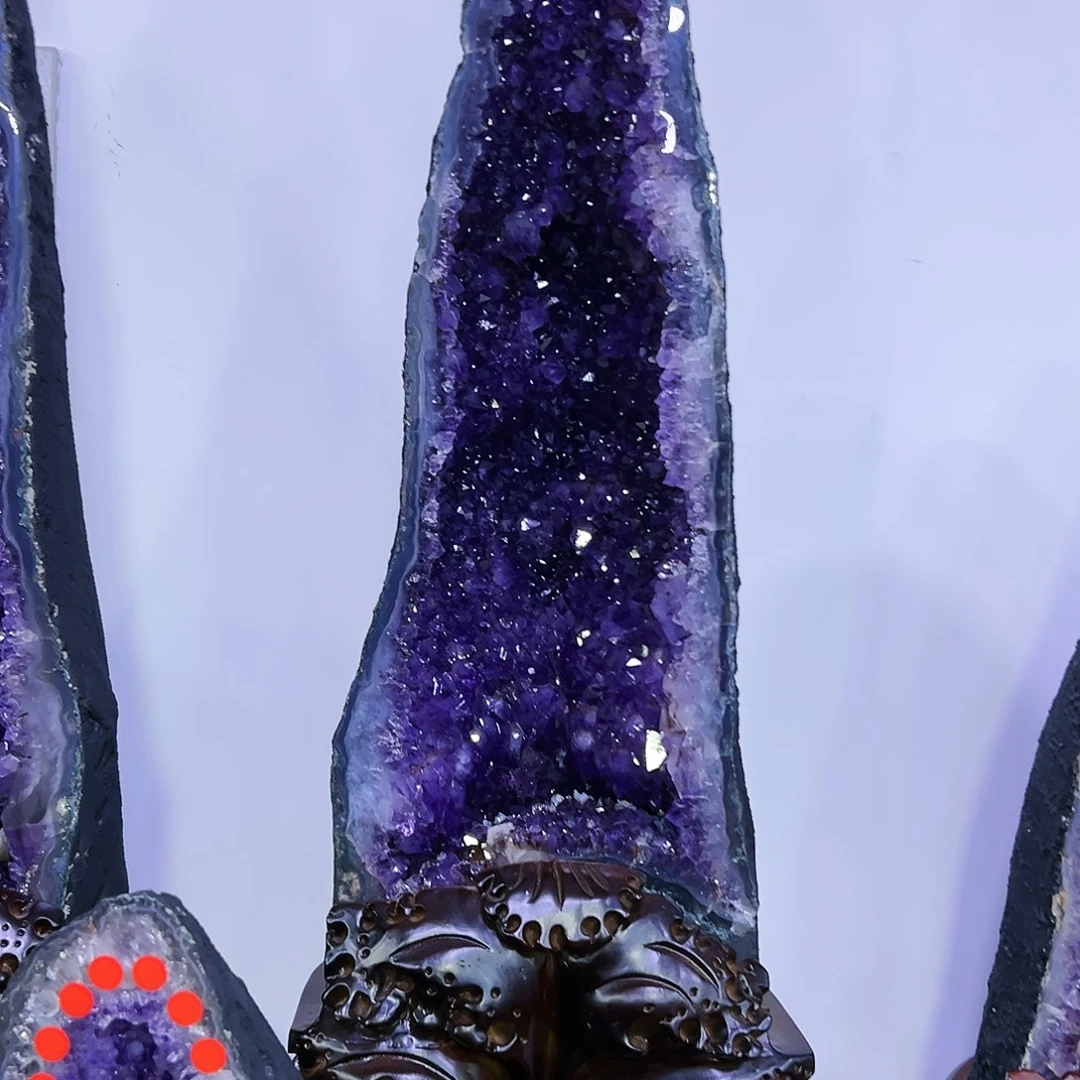 紫晶未镶嵌大型摆件（非配饰）