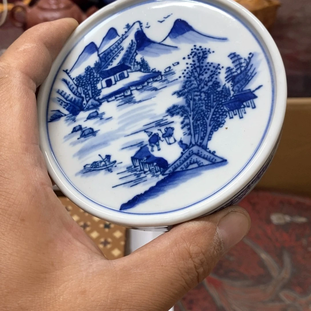 茶盏蜜胺手绘陶瓷杯子