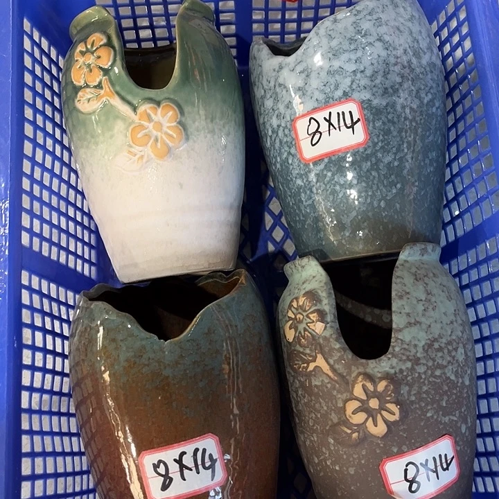 瑕疵粗陶花盆瑕疵