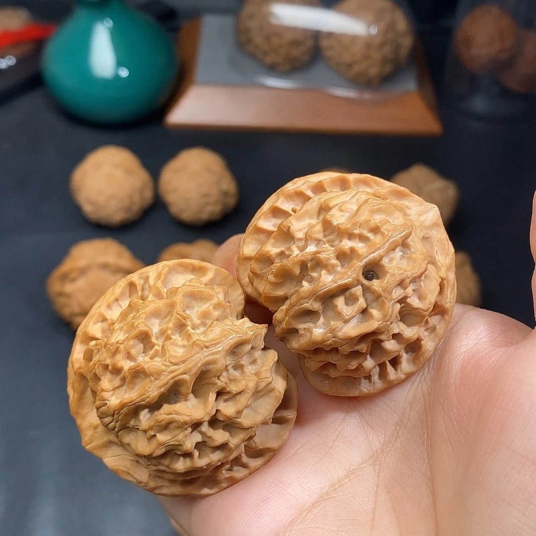 文玩核桃把件苹果全品44.5