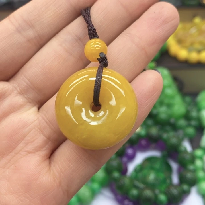 翡翠未镶嵌手链项链75