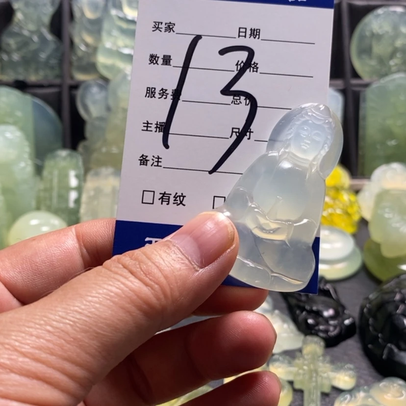 【闪购商品】蛇纹石玉合金颈饰小***水
