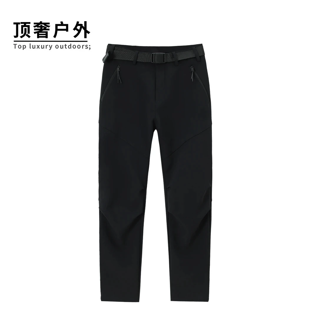 新款徒步户外软壳抗风保暖休闲裤