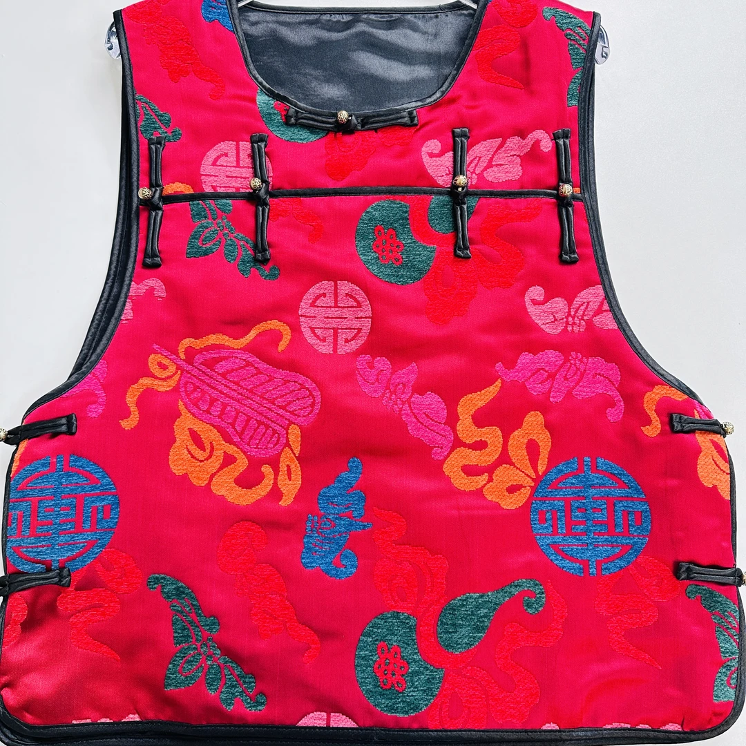 （陈陈家）（道家八宝）新中式国风宋锦马甲