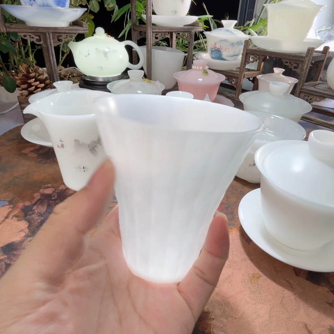 冰晶璞玉素烧咖啡杯折纸杯
