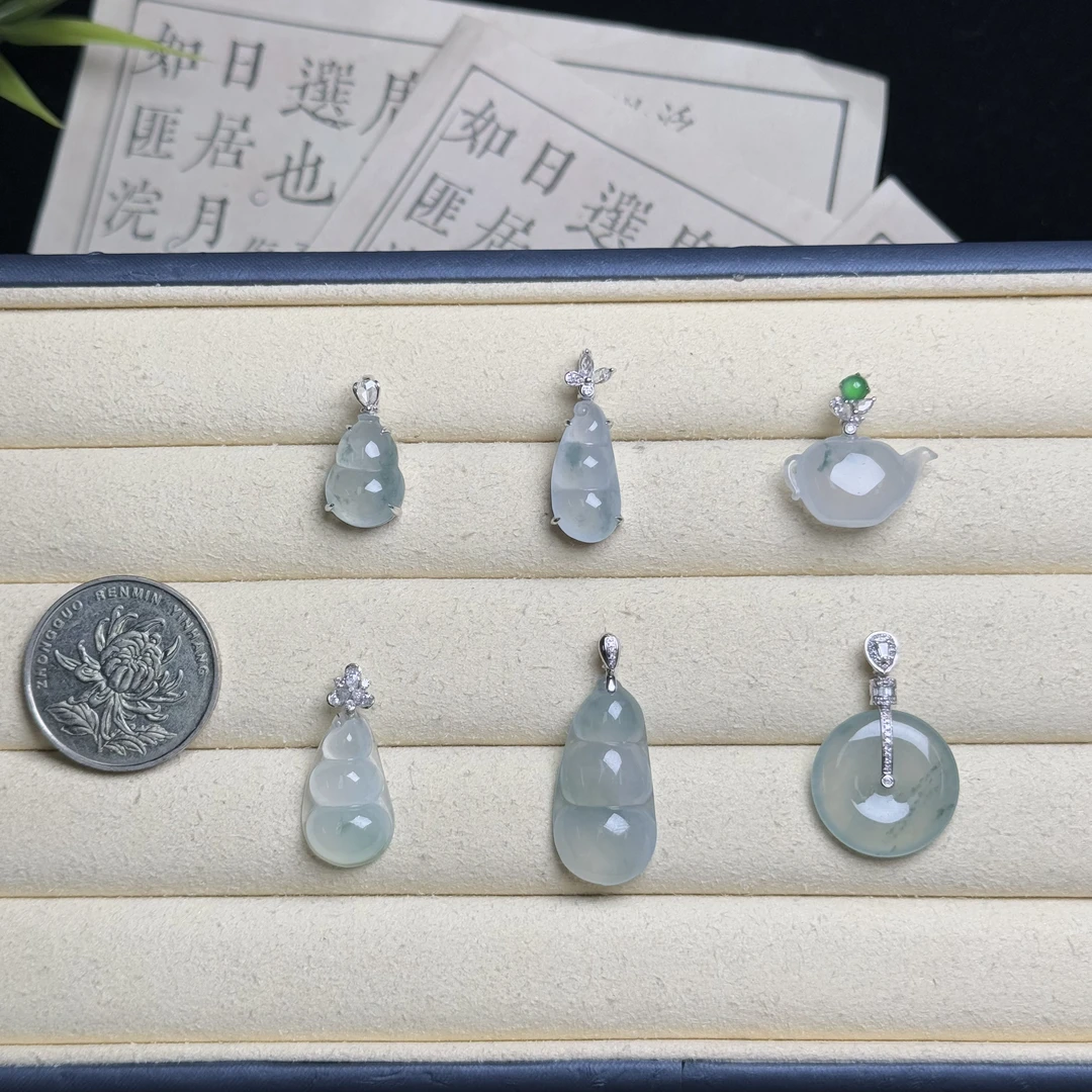 思懿珠宝  18k翡翠吊坠-2980-2-XMG--多样性发一