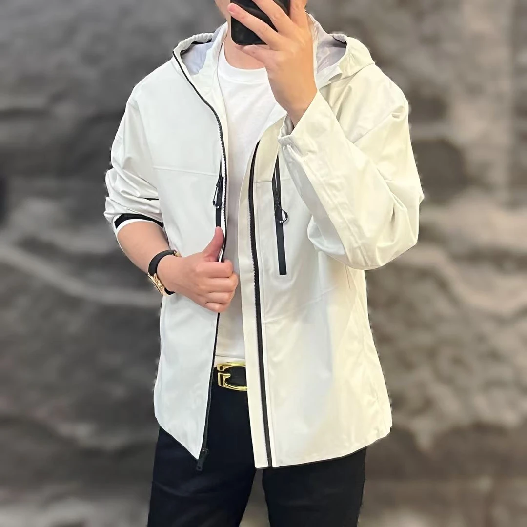新款高端男士潮流百搭个性休闲连帽夹克CY-32181
