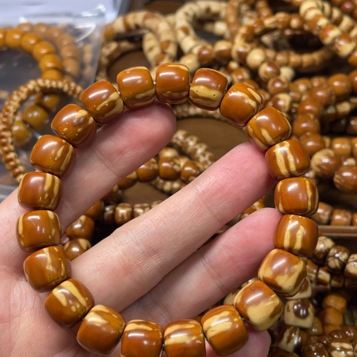 龙***紫金鼠手串实心紫金鼠手串12花皮