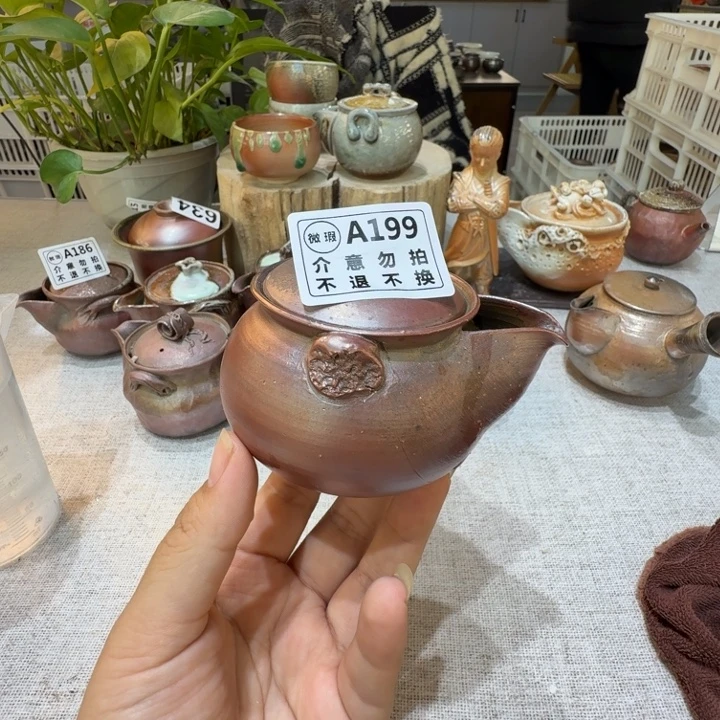陶盘精品柴烧福利放漏