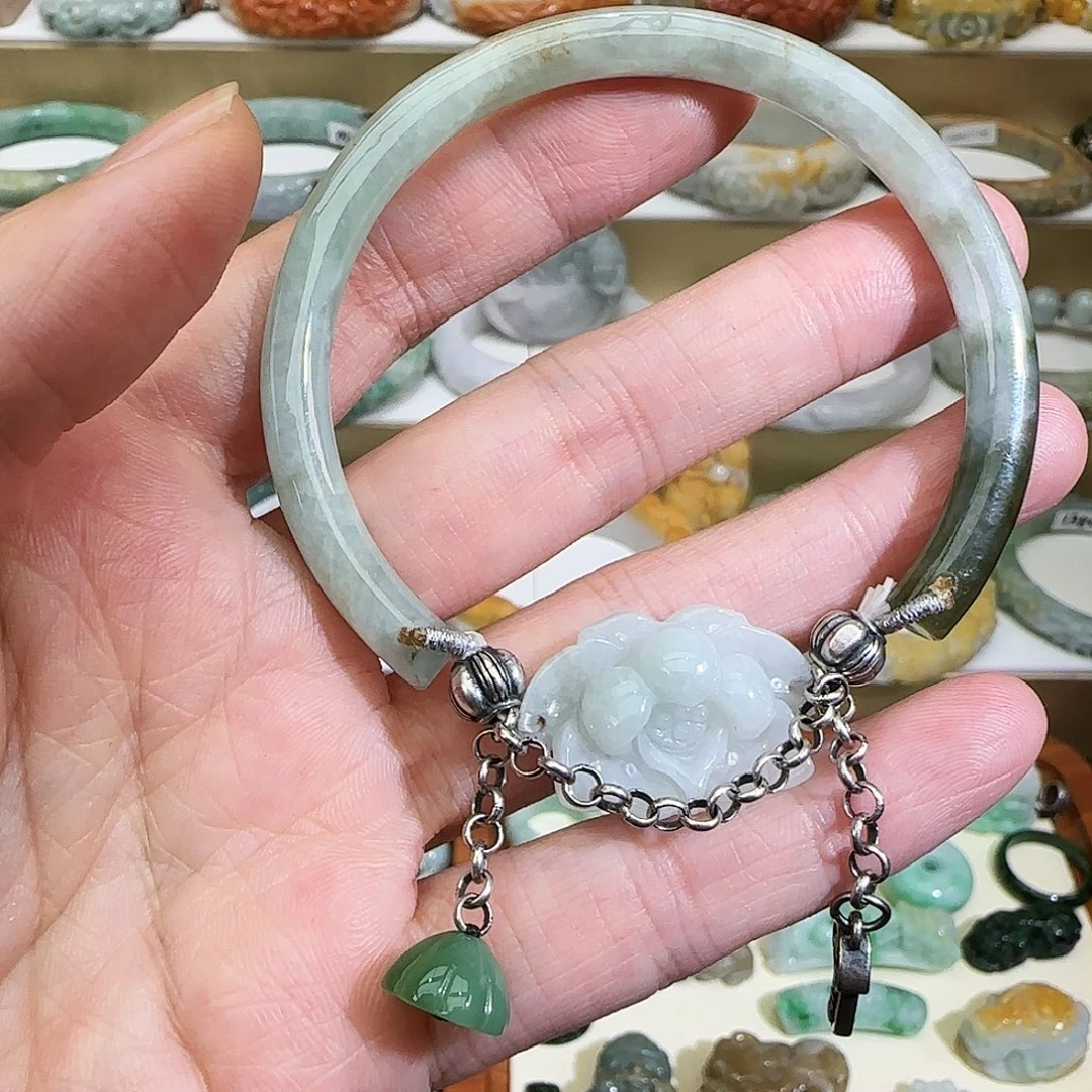 翡翠未镶嵌手链手链