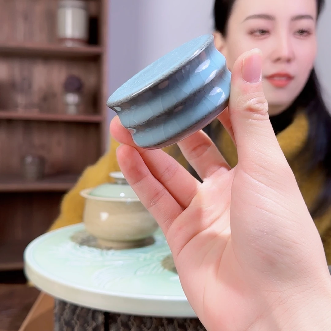 全品盖置官窑实心