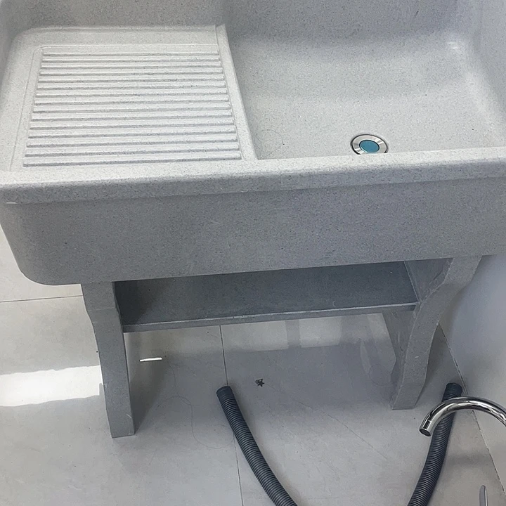 用***1石英石平边无挡水90*58*80灰