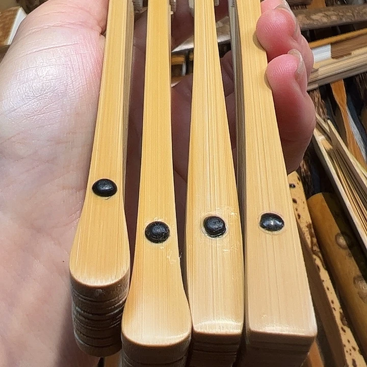 沐***人扇子四把折扇合拍