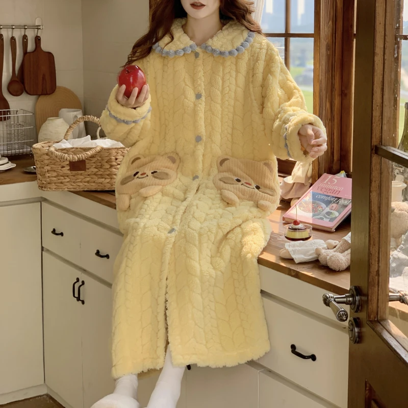 带胸垫孕妇待产裙裤进产房秋冬加绒加厚月子服产妇入院产后家居服