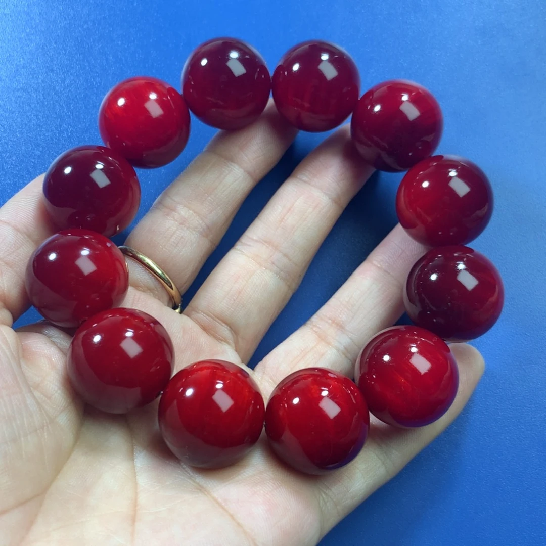 贝壳杉甲**汁血龙木手串2.0