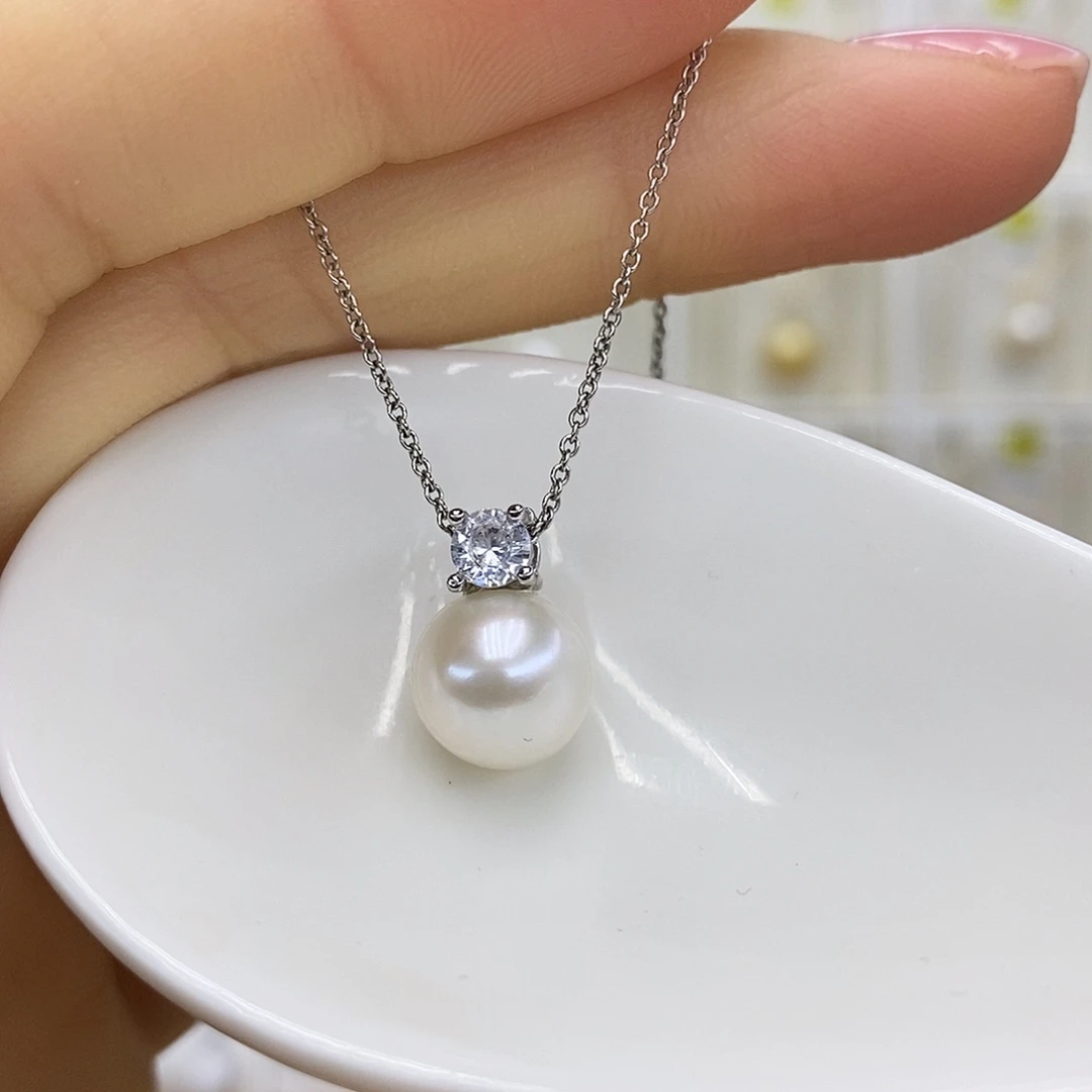 颈饰淡水珍珠合金