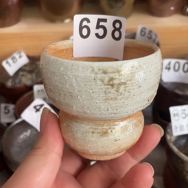 茶杯紫泥柴烧纯手工658