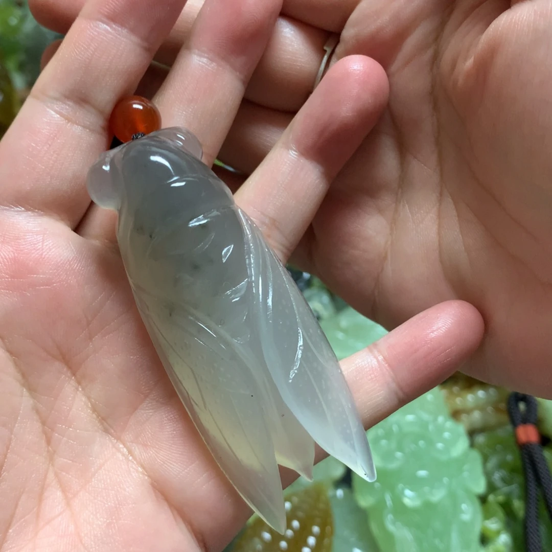 岫玉未镶嵌手把手把