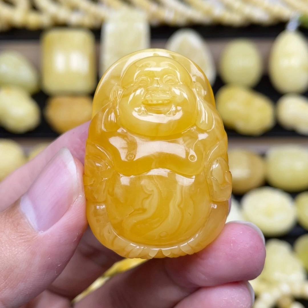 琥珀未镶嵌裸石琥珀蜜蜡